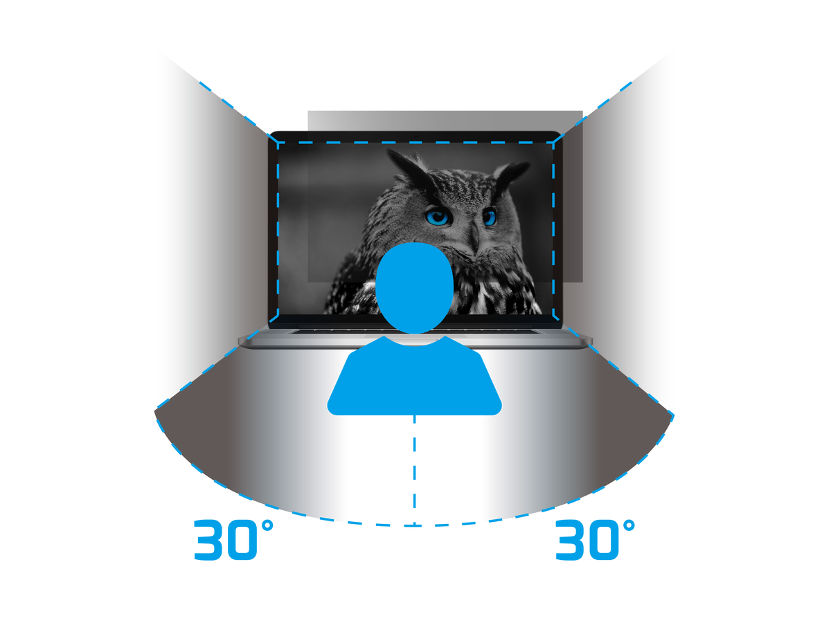 NATEC privacy filter Owl 13.3inch 16:9