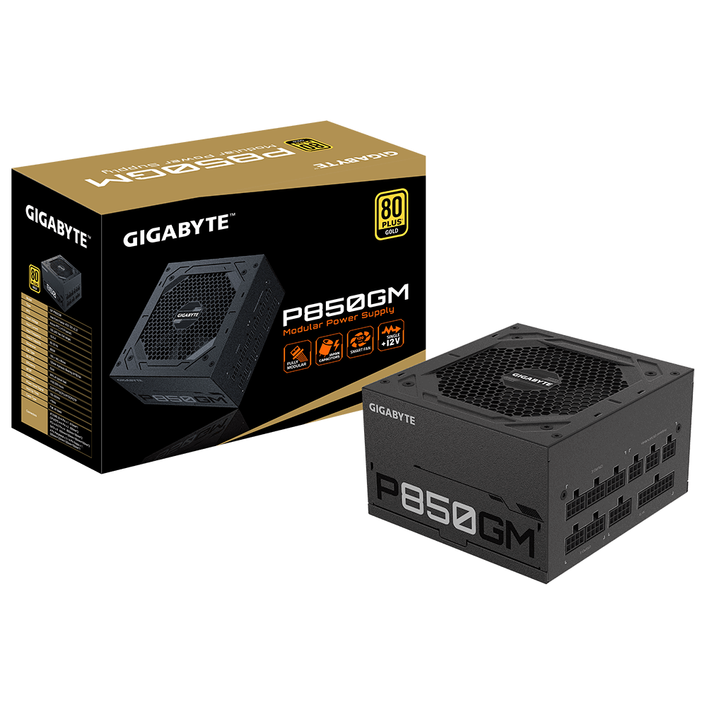 Gigabyte | Power Supply Unit | GP-P850GM | 850 W | 80 PLUS Gold