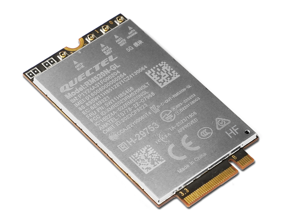 Lenovo ThinkPad Quectel RM520N-GL 5G M.2 WWAN Module for X1 Carbon Gen 12/T14 Gen 5 | 4XC1Q24434