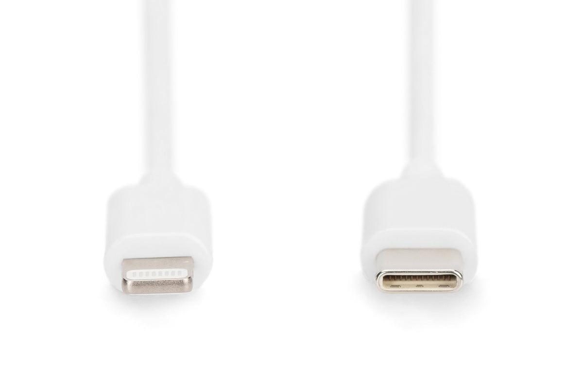 Digitus | Lightning to USB-C data/charging cable | DB-600109-020-W | USB-C to Lightning Apple Lightning 8-pin | USB C