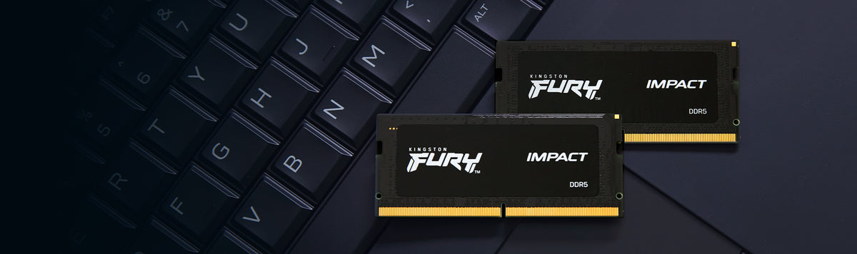 Kingston KF560S38IBK2-32 32GB 6000MT/s DDR5 CL38 SODIMM (Kit of 2) FURY Impact PnP | Kingston