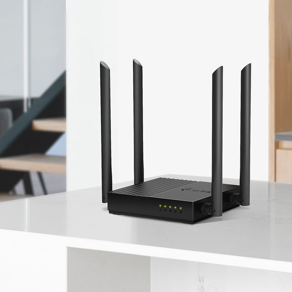 TP-LINK | AC1200 Wireless MU-MIMO Wi-Fi Router | Archer C64 2.0 | 802.11ac | 867+300 Mbit/s | 10/100/1000 Mbit/s | Mesh Support Yes | MU-MiMO Yes | No mobile broadband | Antenna type 4 x Fixed Omnidirectional
