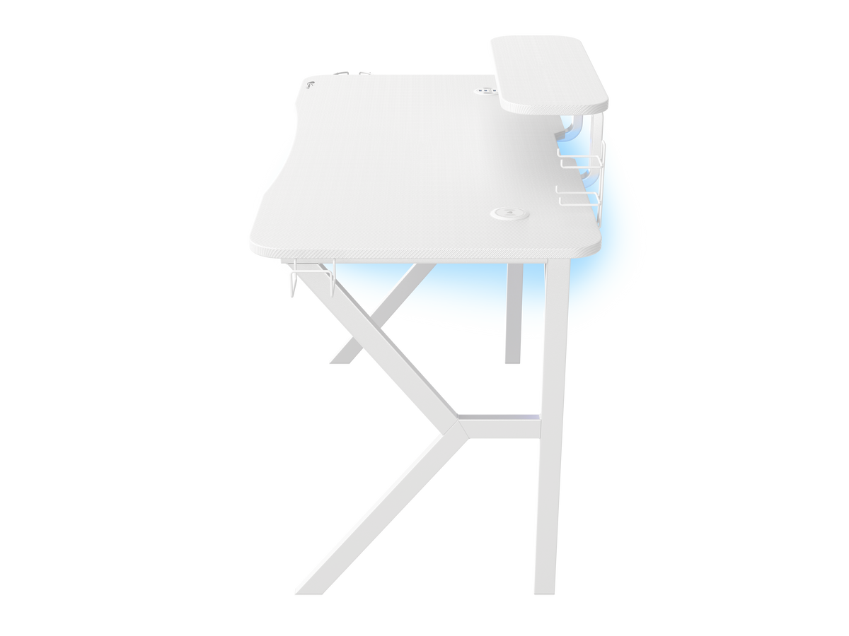 Genesis | Gaming Desk | Holm 320 RGB | White