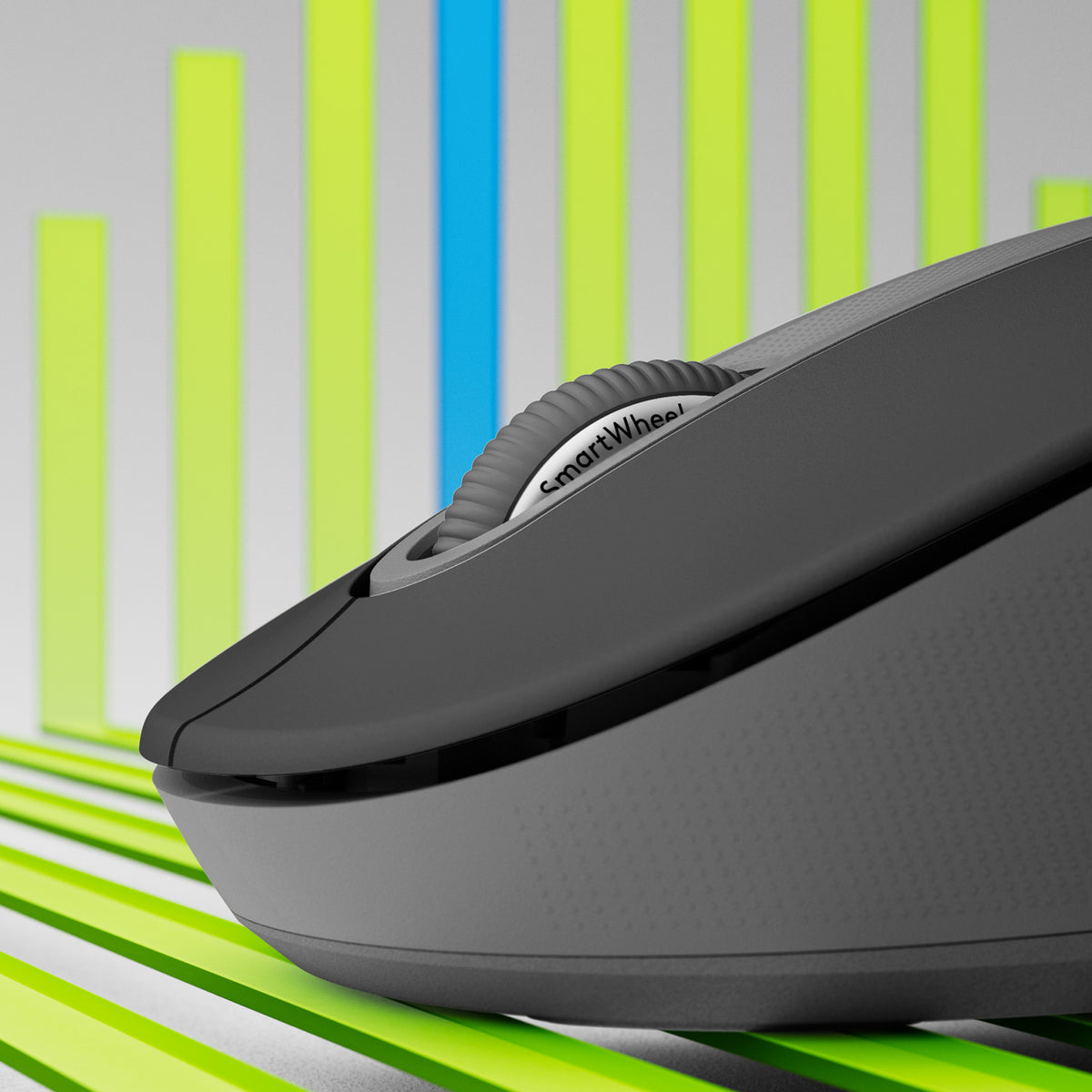 Logitech Signature M650 Belaidė pelė RF Wireless+Bluetooth Optical 4000 DPI, Graphite