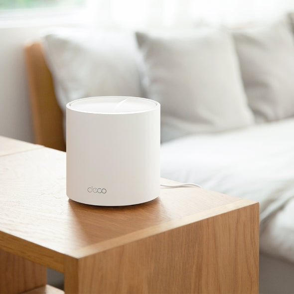 TP-LINK | AX3000 Whole Home Mesh WiFi 6 Unit | Deco X50 (1-pack) | 802.11ax | 574+2402 Mbit/s | Ethernet LAN (RJ-45) ports 3 | Mesh Support Yes | MU-MiMO Yes | No mobile broadband | Antenna type Internal