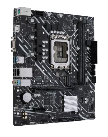 Asus | PRIME H610M-K D4 | Processor family Intel | Processor socket LGA1700 | DDR4 DIMM | Memory slots 2 | Supported hard disk drive interfaces SATA, M.2 | Number of SATA connectors 4 | Chipset Intel H610 | mATX