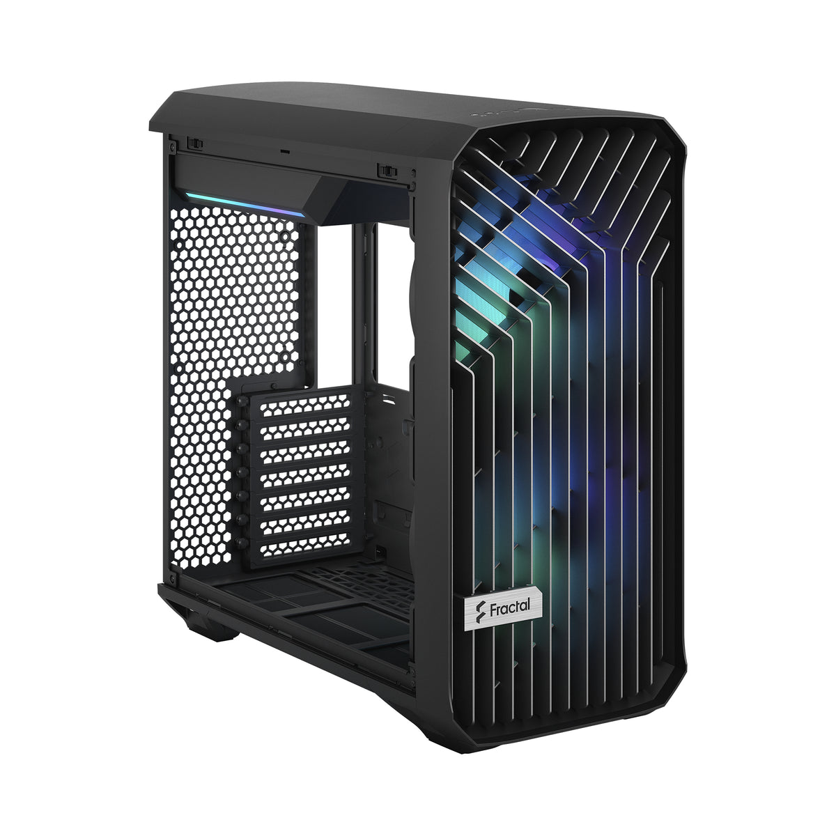 Fractal Design | Torrent Compact RGB TG Light Tint | Side window | ATX | Black