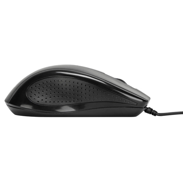 Targus Full-Size Optical Antimicrobial Wired Mouse | Targus Mouse | Full-Size Optical Antimicrobial | Wired | Black