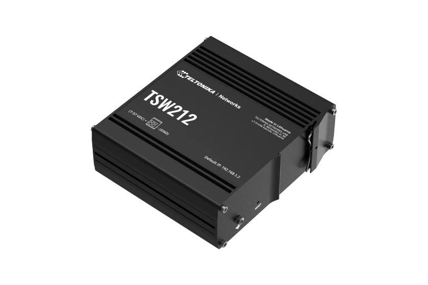 Teltonika | Switch, 8 ports | TSW212 | L2 managed | Wall-mountable | SFP ports quantity 2