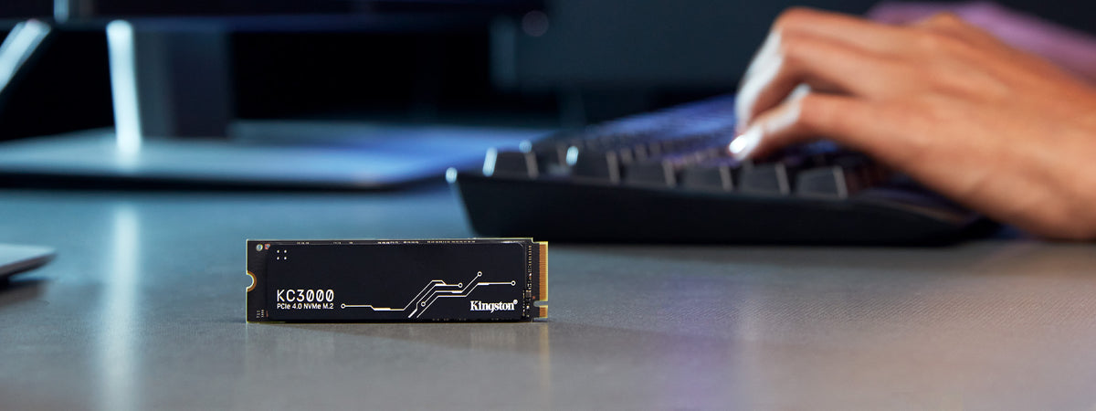 Kingston | SSD | KC3000 | 1024 GB | SSD form factor M.2 2280 | Solid-state drive interface PCIe 4.0 NVMe M.2 | Read speed 7000 MB/s | Write speed 6000 MB/s
