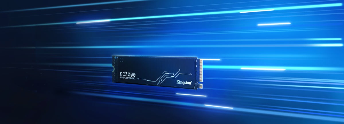 Kingston | SSD | KC3000 | 1024 GB | SSD form factor M.2 2280 | Solid-state drive interface PCIe 4.0 NVMe M.2 | Read speed 7000 MB/s | Write speed 6000 MB/s
