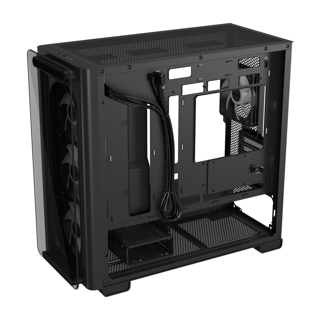 ASUS A23 Plus Tg Case Temp glass Black