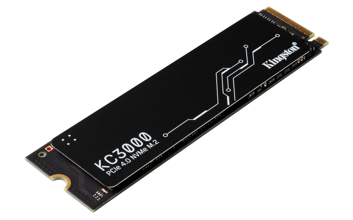 Kingston | SSD | KC3000 | 1024 GB | SSD form factor M.2 2280 | Solid-state drive interface PCIe 4.0 NVMe M.2 | Read speed 7000 MB/s | Write speed 6000 MB/s