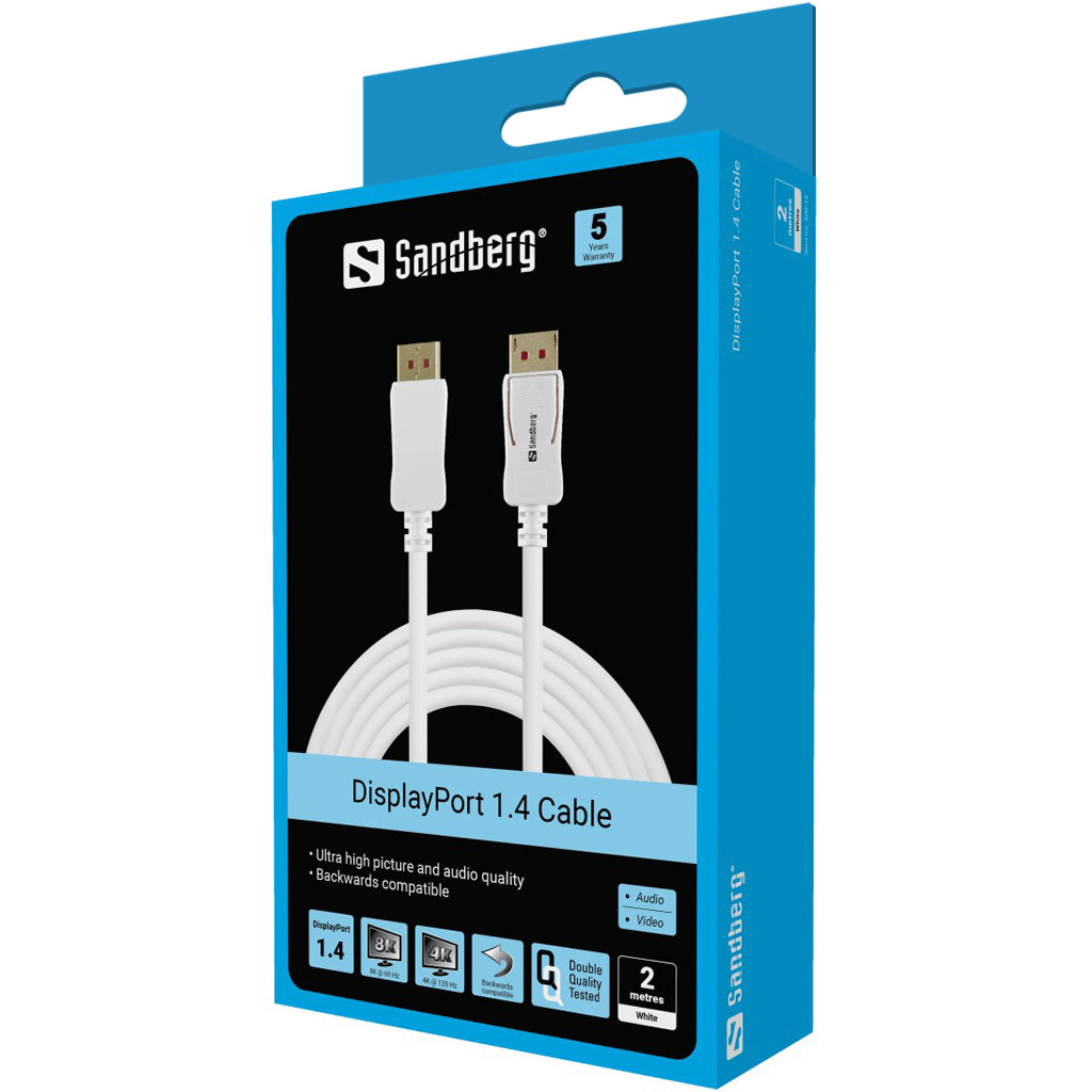 SANDBERG DisplayPort 1.4 8K60Hz 2m