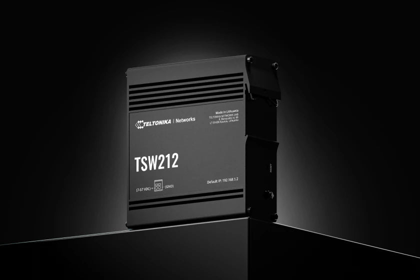 Teltonika | Switch, 8 ports | TSW212 | L2 managed | Wall-mountable | SFP ports quantity 2