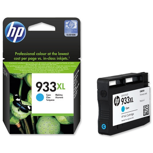 HP 933XL (CN054AE) Rašalinė kasetė, Žydra