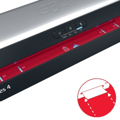 GBC 480HS Office Laminavimo aparatas A3, 800 mm/min, Juoda/Pilka