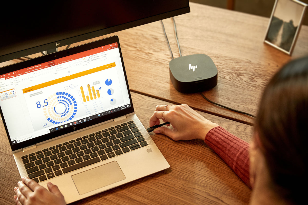 HP USB-C/A Universal Dock G2 Jungčių stotelė, Juoda