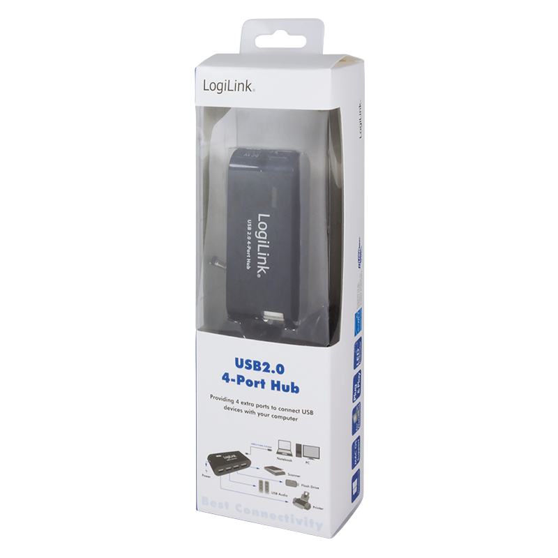 Logilink | USB 2.0 Hub-4 port whit power adapter