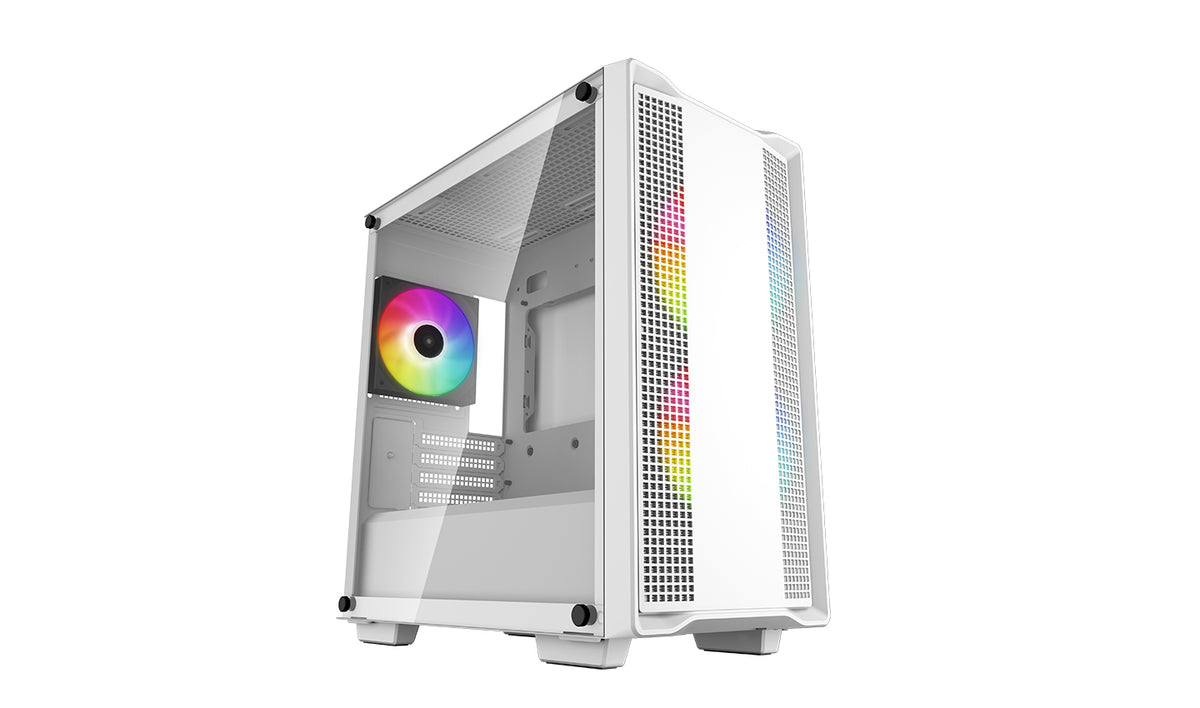Deepcool | ARGB Micro-ATX CASE | CC360 | Mini-ITX / Micro-ATX | ATX PS2 (maximum length: 160mm) | White