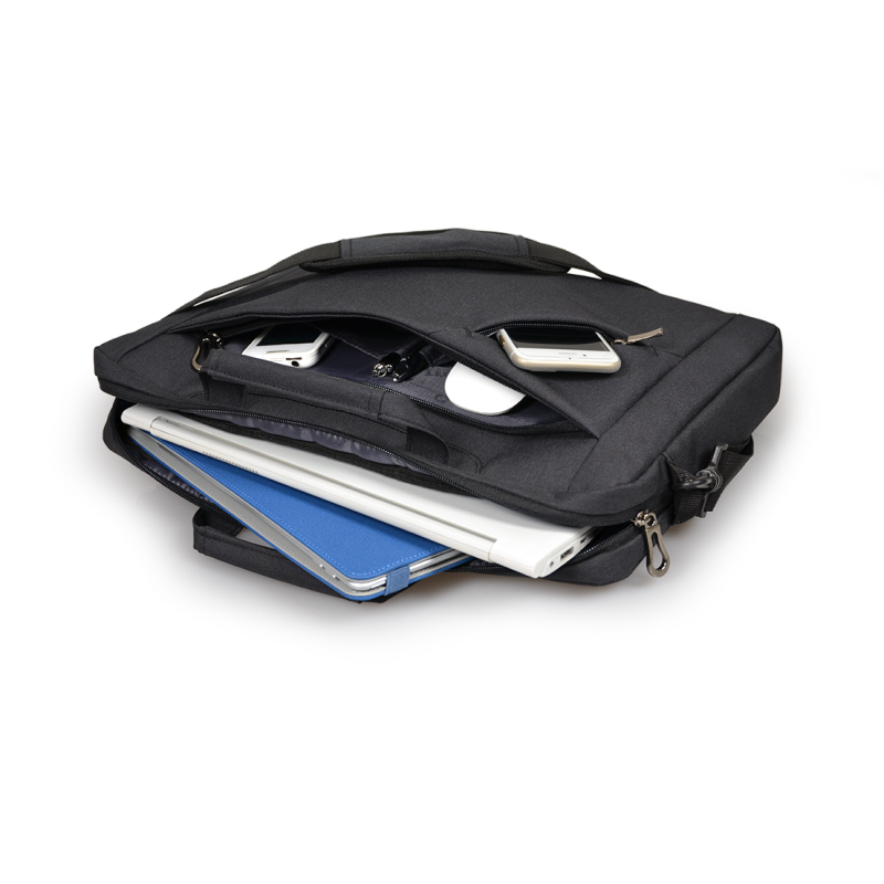 PORT DESIGNS | S13 Sydney ECO Case | Fits up to size 13/14 " | Top Loading | Shoulder strap | Black
