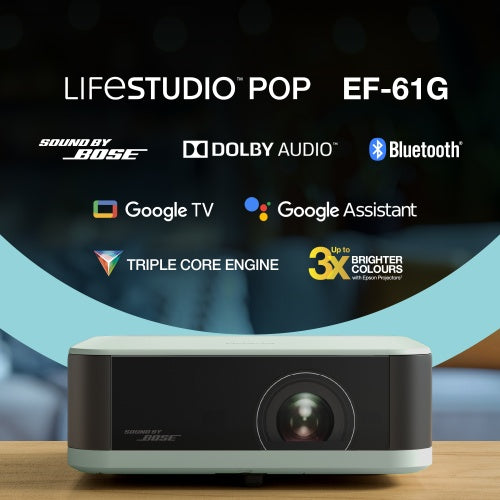 Epson | EF-61G | Full HD (1920x1080) | 700 ANSI lumens | Ice Green