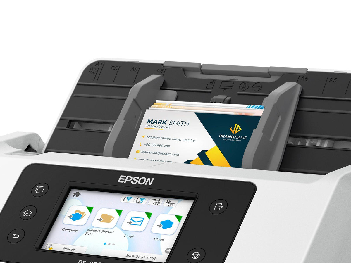 Epson Network Business Scanner | WorkForce DS-800WN | Colour | Wireless