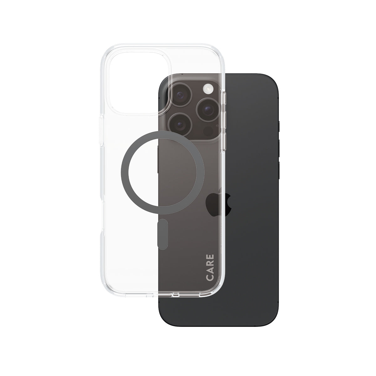 CARE Flagship Case | Back cover | Apple | iPhone 16 Pro Max | Recycled plastic | Transparent | MagSafe