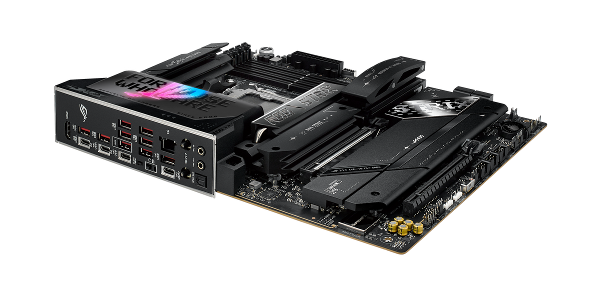 Asus ROG STRIX X870E-E GAMING WIFI | Processor family AMD | Processor socket AM5 | DDR5 | Supported hard disk drive interfaces SATA, M.2 | Number of SATA connectors 4