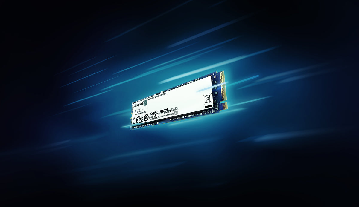 Kingston SSD | NV3 | 1000 GB | SSD form factor M.2 2280 | Solid-state drive interface PCIe NVMe Gen 4.0 (x4) | Read speed 6000 MB/s | Write speed 4000 MB/s