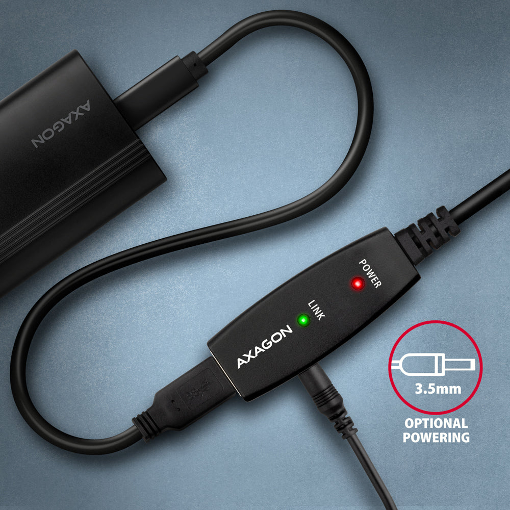 AXAGON | USB repeater cable | ADR-220 | USB Type-A to USB Type-A