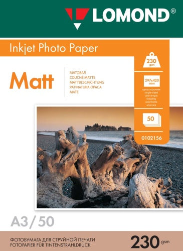 Fotopopierius Lomond Photo Inkjet Paper Matinis 230 g/m2 A3, 50 lapų NP