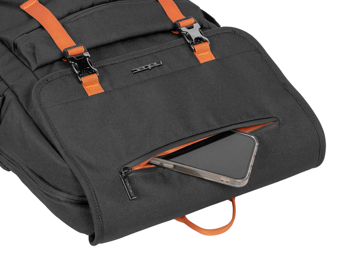 Natec | Backpack | Niala | Fits up to size 15.6 " | Backpack | Black/Orange