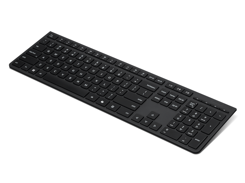 Lenovo Professional Wireless Rechargeable Keyboard AI | Keyboard | Wireless | Bluetooth | Estonian | Grey