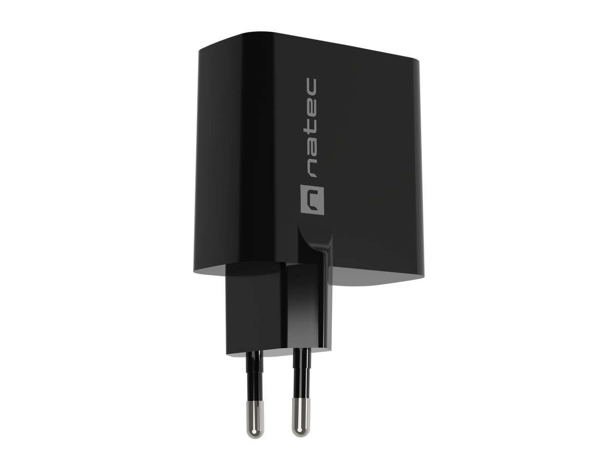 Natec Ribera USB Charger, 1x USB-A, 1x USB-C, 45 W | NUC-2143