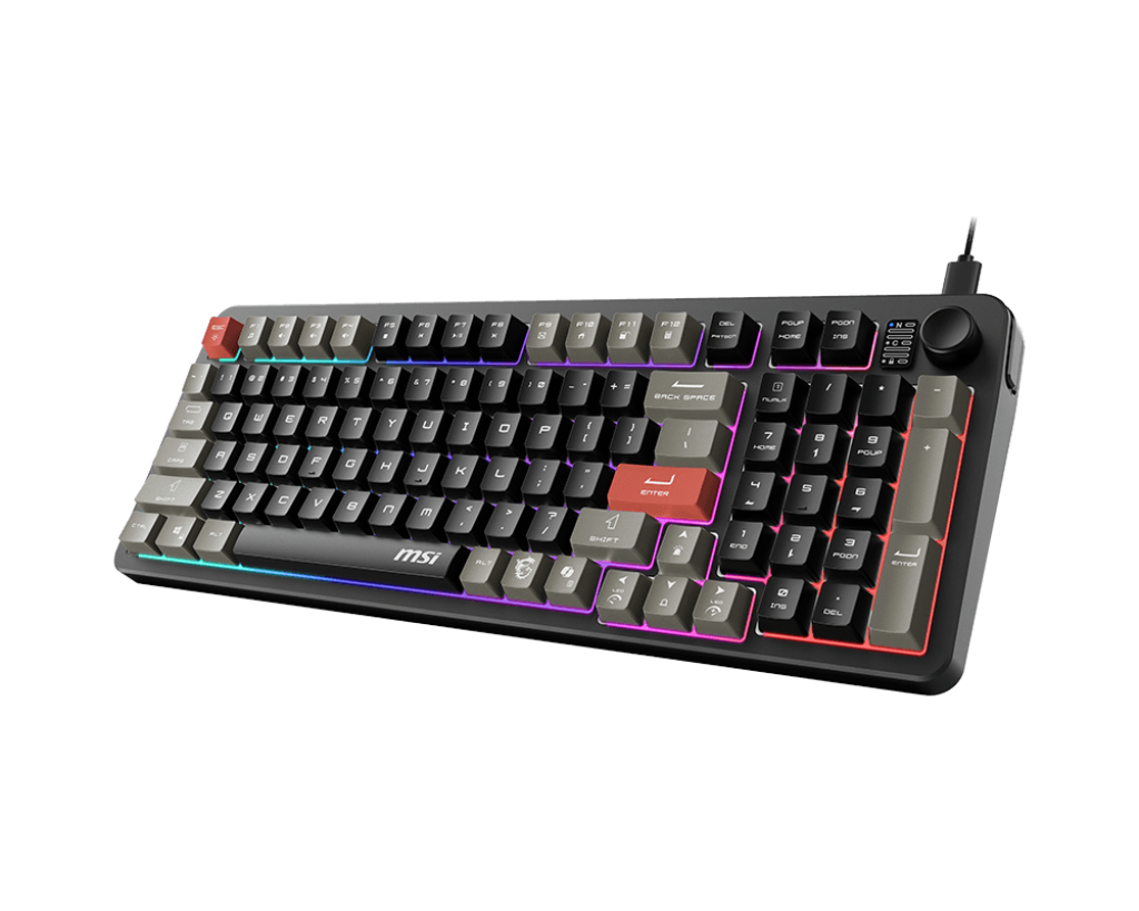 MSI FORGE GK110 US | Gaming keyboard | Wired | US | Membrane | Black