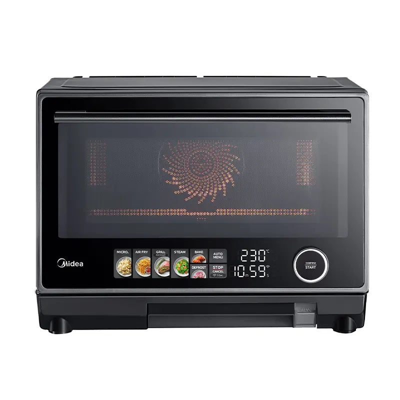Midea Microwave oven | MSO25H | Free standing | 1000 W | Convection | 25 L | Grill | Black
