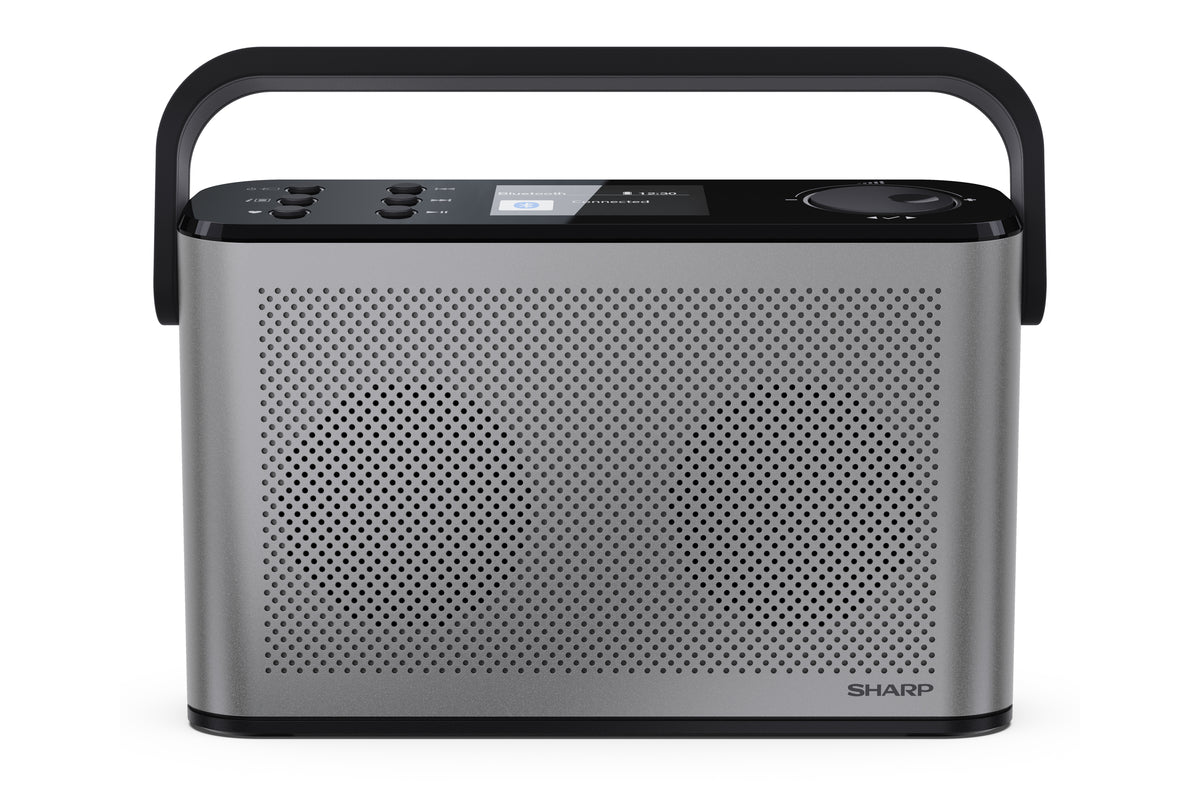 Sharp OSAKA Stereo Portable Digital Radio | DR-P540(GY) | USB port | Bluetooth | FM radio | Wireless connection