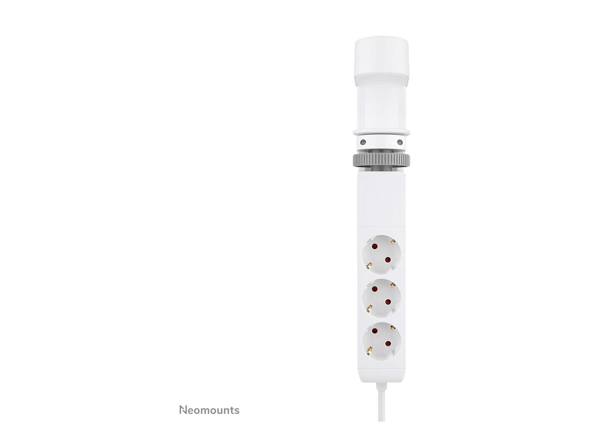 Neomounts | Desk socket with clamp and USB-C and USB-A ports - Quick charge | DS22-840WH6