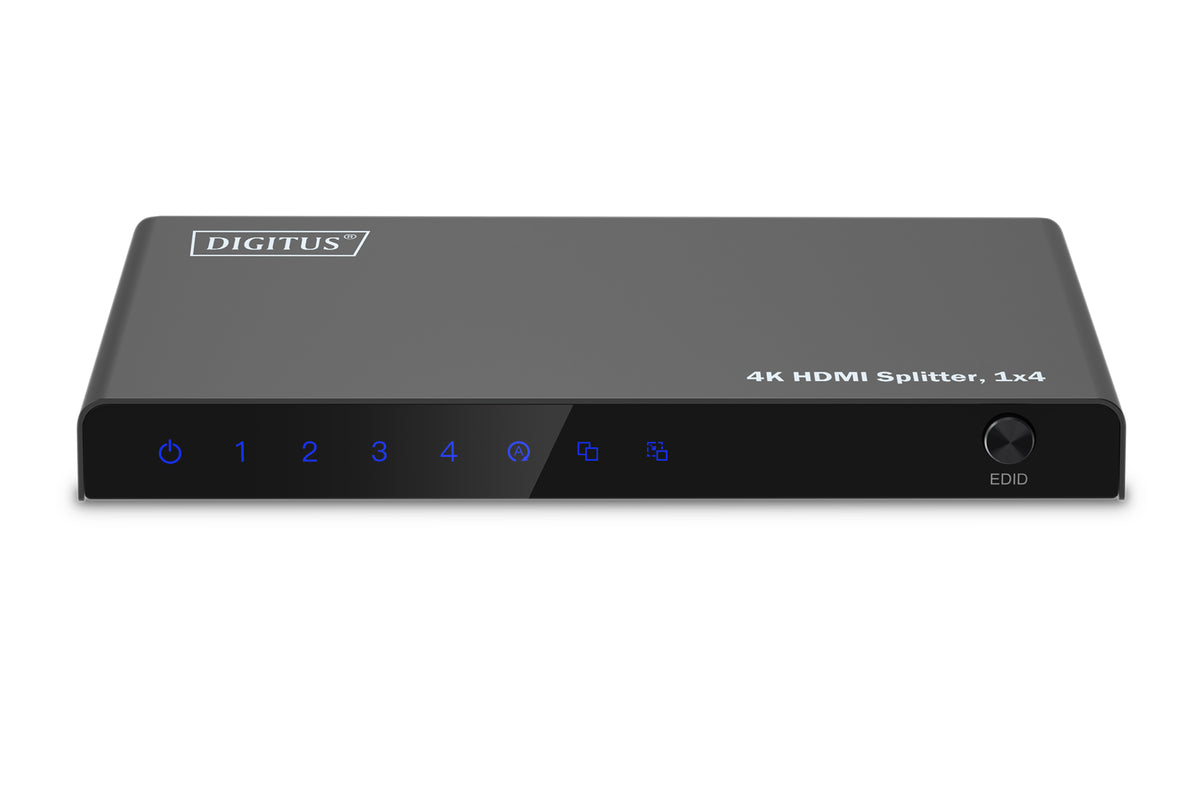 Digitus 4K HDMI Splitter, 1x4 | DS-55337 | Black