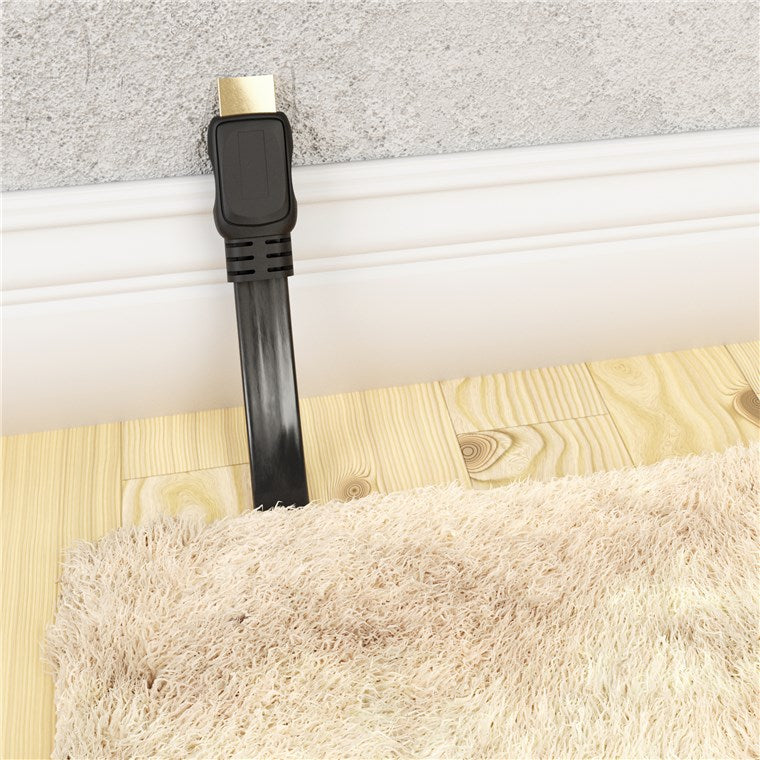 Goobay | High Speed HDMI Flat Cable with Ethernet | 61279 | HDMI male (type A) | HDMI (type A) | HDMI to HDMI | 2 m