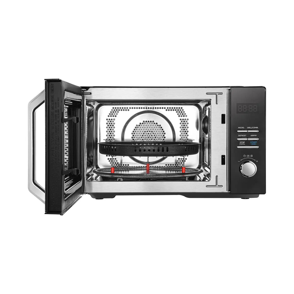 Midea Microwave Oven | MAC23XF | Free standing | 800 W | Convection | 23 L | Grill | Black