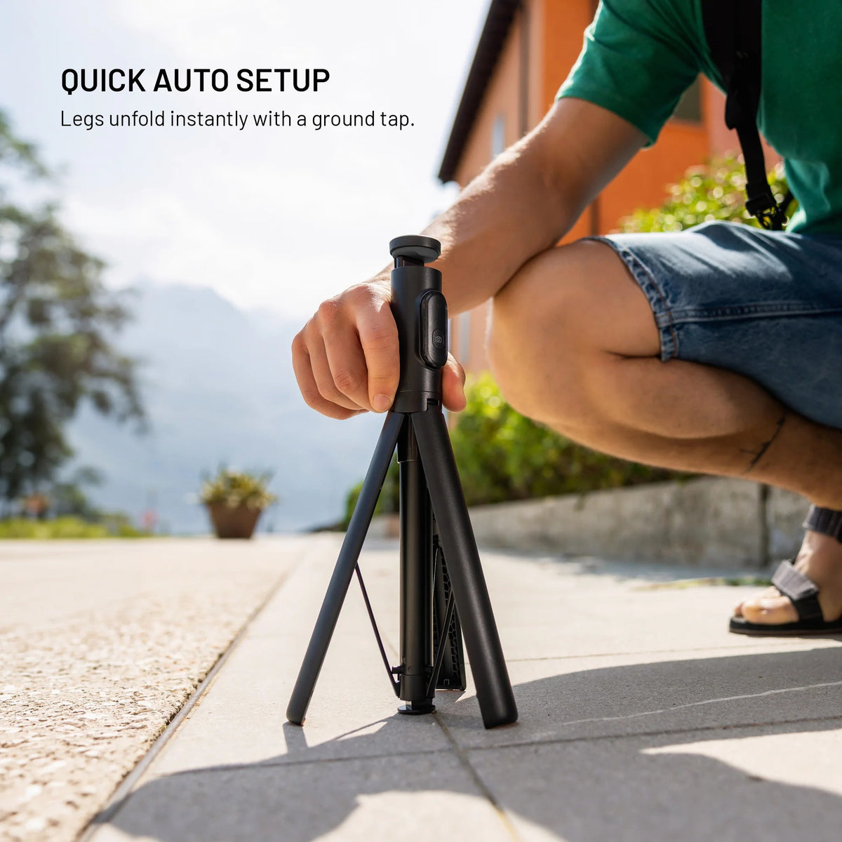 Fixed Creator Snap long tripod with wireless trigger, 1.46 m | Tripod | ABS/PC/Aluminum metal | Black
