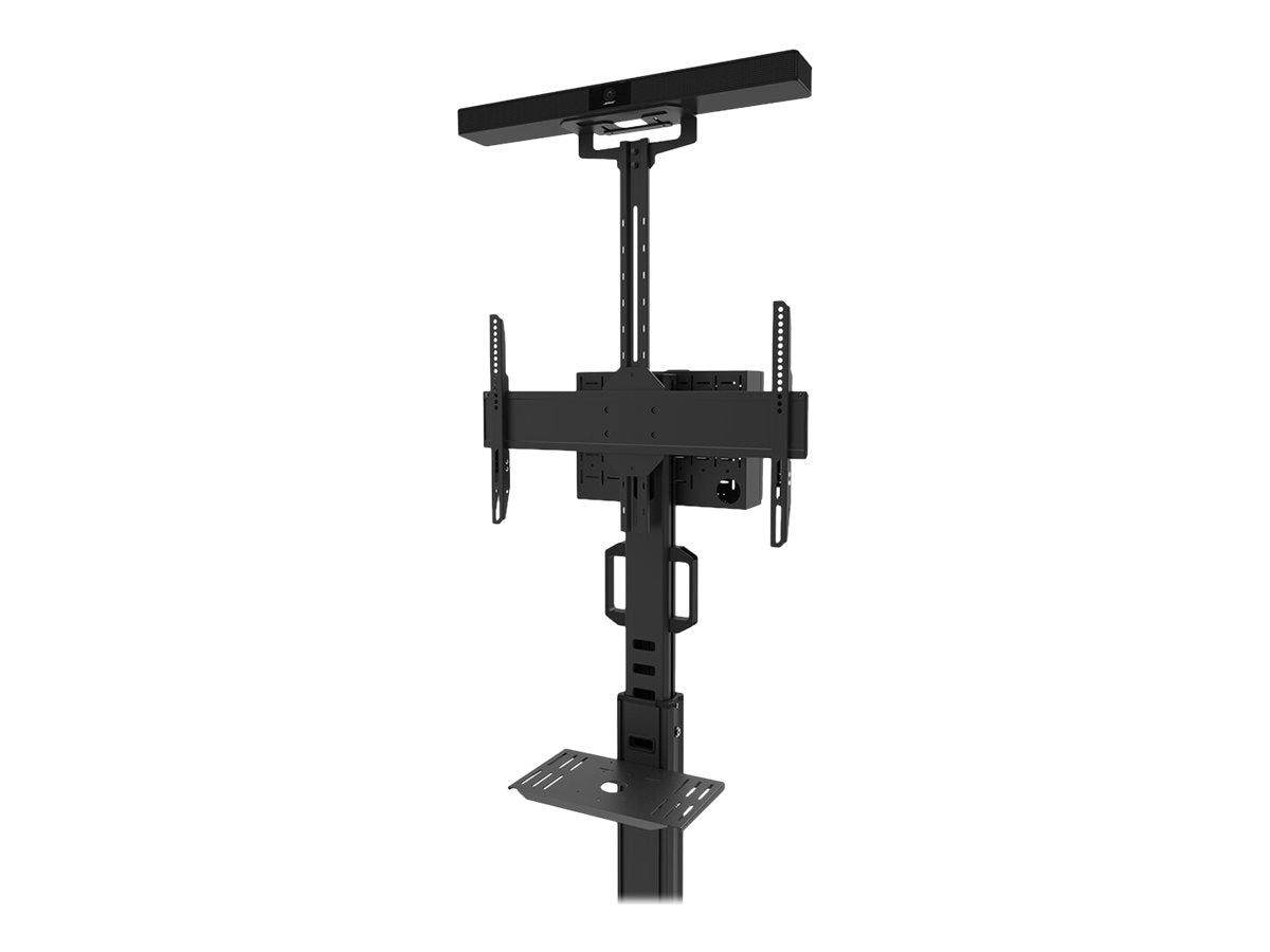 Neomounts AV1-825BL Videobar and multimedia kit - universal | Adjustable Height | Maximum weight (capacity) 9 kg | Black