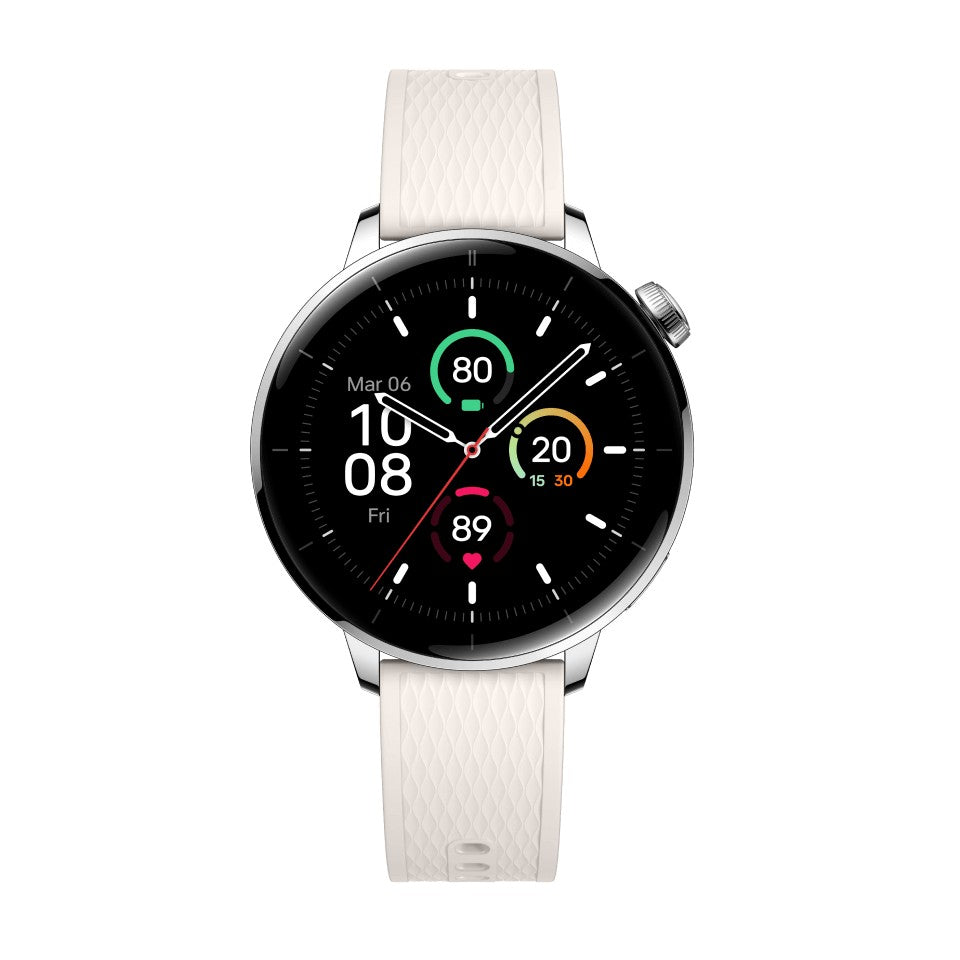 OnePlus | Watch 3 (43mm) | Smart watch | GPS (satellite) | AMOLED | 1.32" | Silver Steel