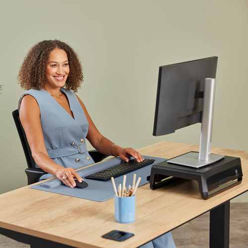 Fellowes | Breyta Palm Wrist Rest | Marine