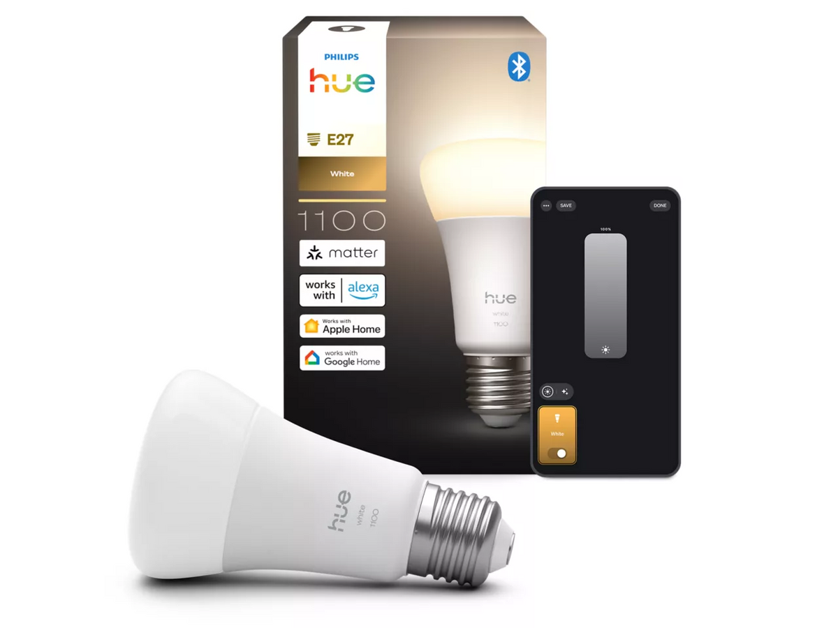 Philips Hue W 1100 A60 1P EU | E27 | 9.5 W | Soft white light | Bluetooth and Zigbee