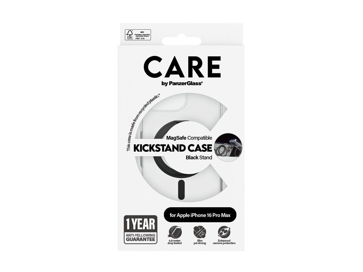 CARE Back cover | Apple | iPhone 16 Pro Max | Recycled plastic | Transparent