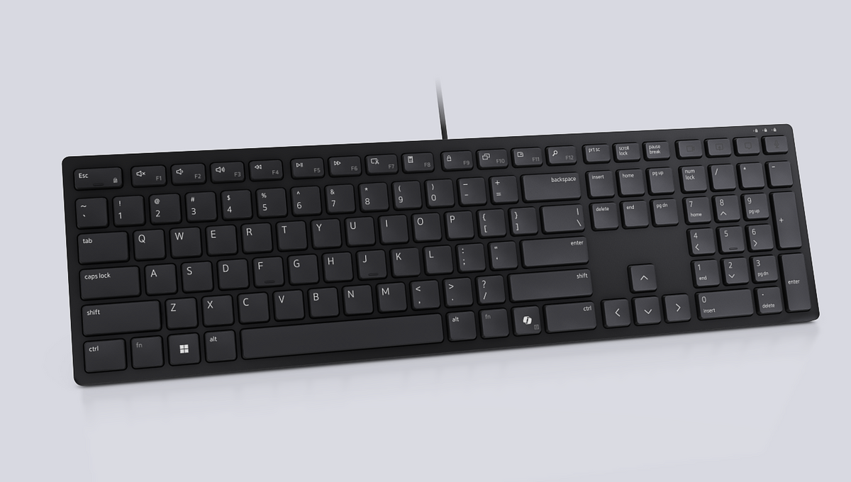 Dell | KB525C | Keyboard | Wired | Russian | Black