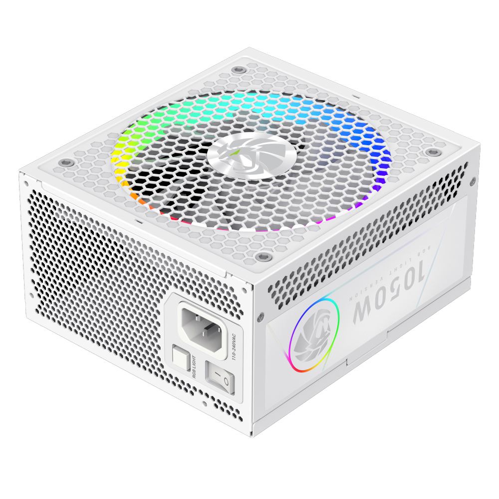 Gamemax PSU | RGB 1050G WH | 1050 W | Gold | White | Full Modular